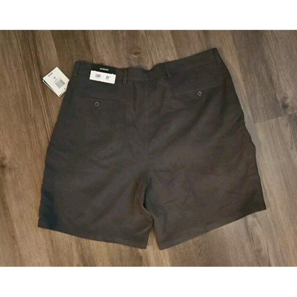 Alfani Mens NWT Grey Shorts 38 Burmuda Pockets Gray - Picture 2 of 9